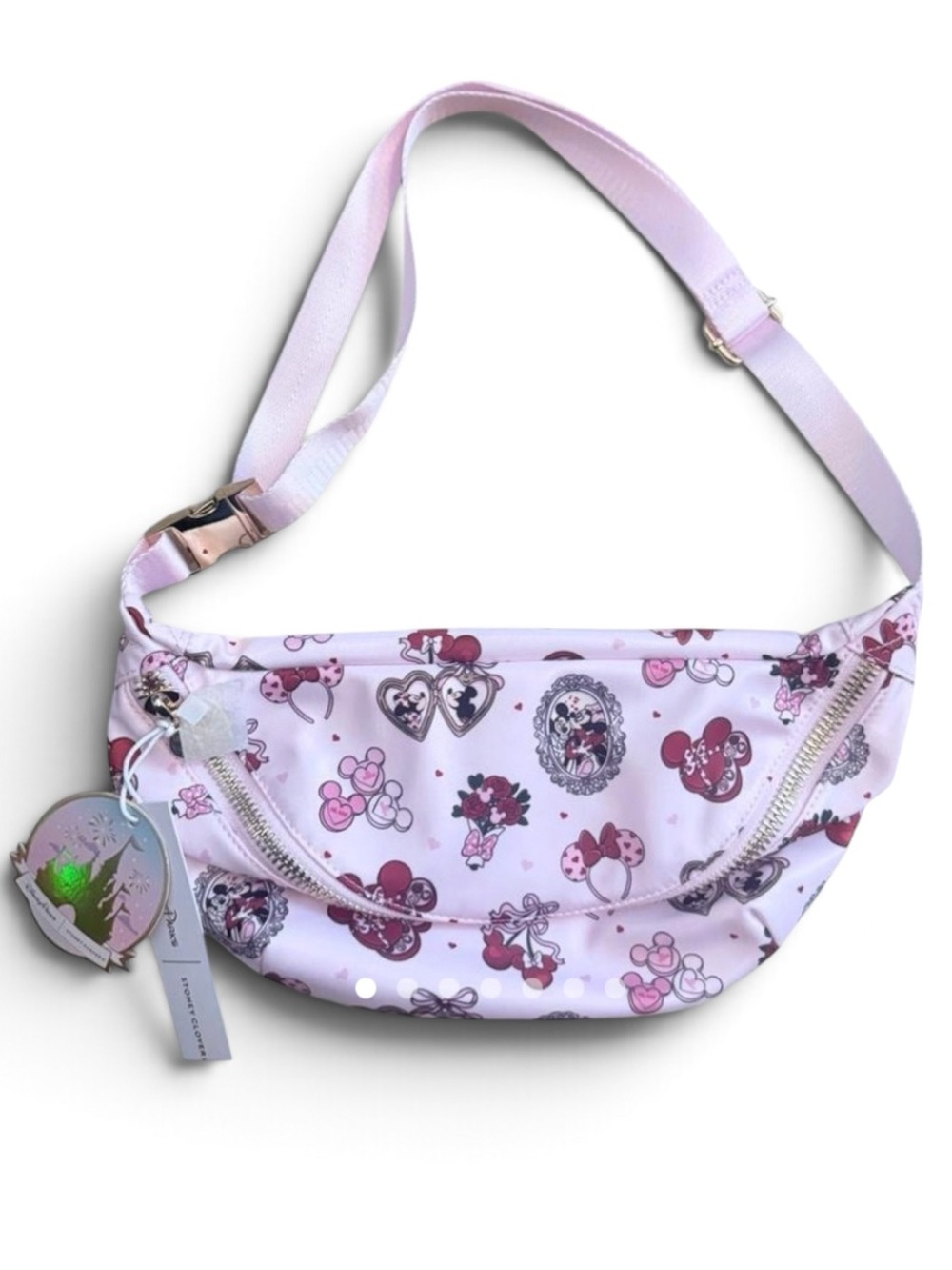 Disney’s STONEY CLOVER Mickey & Minnie Love Jumbo Waist Bag/Fanny Pack - NWOT